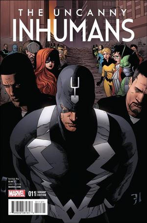 Uncanny Inhumans issue 11-C Khoi Pham Civil War Reenactment Cover
