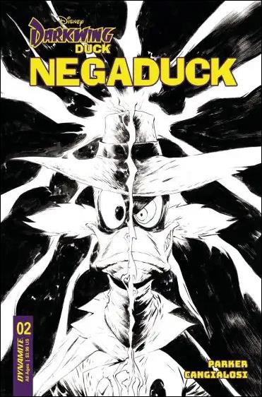 Negaduck issue 2-F Jae Lee 1:10 Line Art Cover