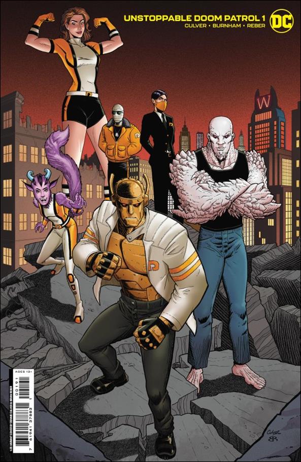Unstoppable Doom Patrol issue 1-D Dennis Culver 1:25 Cardstock Cover