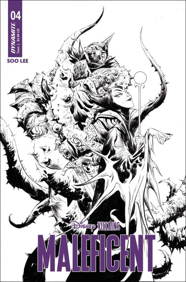 Disney Villains: Maleficent issue 4-G Jae Lee 1:10 B&W Cover
