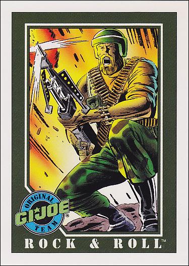 G.I. Joe (Base Set) card 45 Rock & Roll