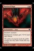 Magic the Gathering: Conflux (Base Set) card 68 Maniacal Rage