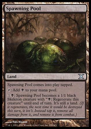 Magic the Gathering: 10th Edition (Base Set) card 358 Spawning Pool