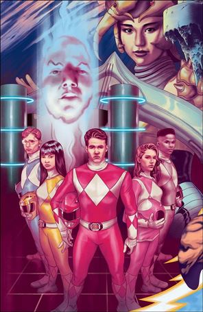 Mighty Morphin Power Rangers issue 19-C Steve Morris 1:20 Cover