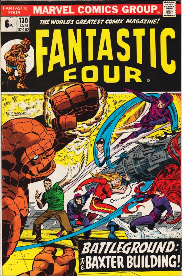 Fantastic Four (1961) issue 130-B UK Price Cover