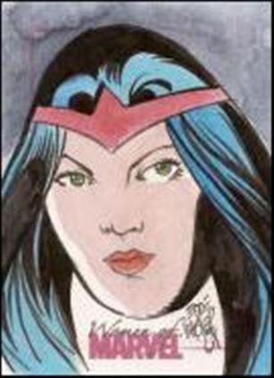 Women of Marvel (SketchaFEX Subset) card EW Edde Wagner 1/400