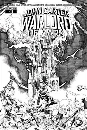 John Carter: Warlord of Mars (2014) issue 11-F Jonathan Lau 1:20 Black & White Cover