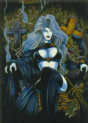 Lady Death All Chromium (Base Set) card 39 Cover of Lady Death #2