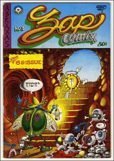 Zap Comix issue 3 Cardstock Cover