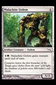 Magic the Gathering: Mirrodin (Base Set) card 202 Malachite Golem