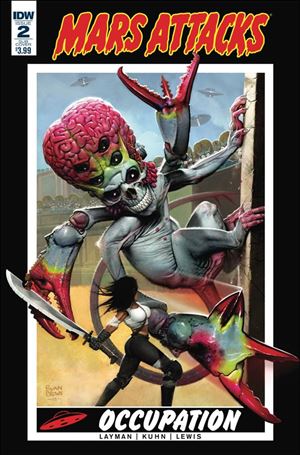 Mars Attacks: Occupation issue 2-B Ryan Brown Subscription Cover