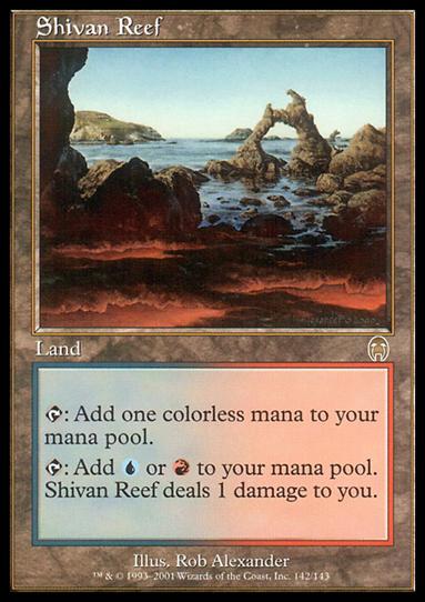 Magic the Gathering: Apocalypse (Base Set) card 142 Shivan Reef