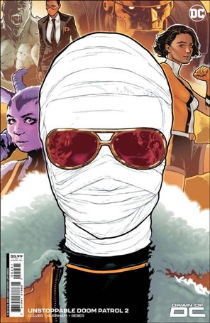 Unstoppable Doom Patrol issue 2-C Jeff Spokes Glow-in-the-Dark Cardstock Cover