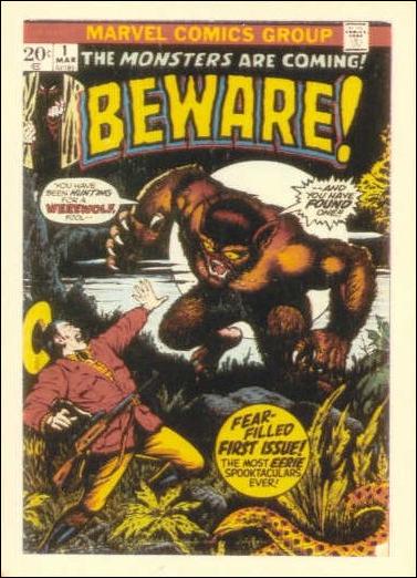 Marvel 1st Covers Series II (Base Set) card 1 Beware