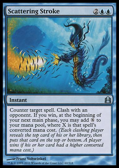 Magic the Gathering: Commander (Base Set) card 60 Scattering Stroke