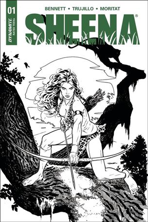 Sheena: Queen of the Jungle (2017) issue 1-G Ryan Sook 1:20 Black and White Cover