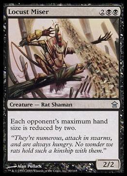 Magic the Gathering: Saviors of Kamigawa (Base Set) card 80 Locust Miser