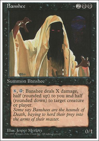 Magic the Gathering: Chronicles (Base Set) card 29 Banshee