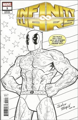 Infinity Wars issue 1-M Salva Espin 1:Store Black & White Cover