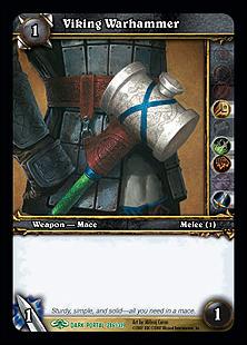 World of Warcraft: Through the Dark Portal (Base Set) card 286 Viking Warhammer