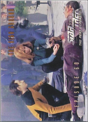 Star Trek: The Next Generation - The Episode Collection Season Three (Base Set) card 265 The High Ground, Episode 60A