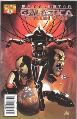 Battlestar Galactica: Cylon War issue 3-B Nigel Raynor 1:4 Cover