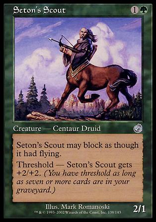 Magic the Gathering: Torment (Base Set) card 138 Seton's Scout