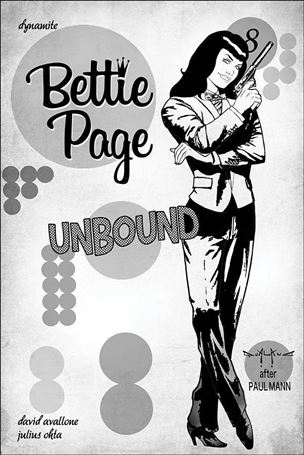 Bettie Page: Unbound issue 8-M Pasquale Qualano 1:40 Black and White Cover