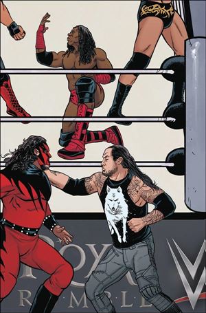 WWE issue 12-C Brent Schoonover Royal Rumble Connecting Cover