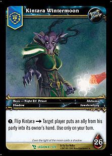 World of Warcraft: March of the Legion (Oversized Hero Subset) card 8 Kintara Wintermoon