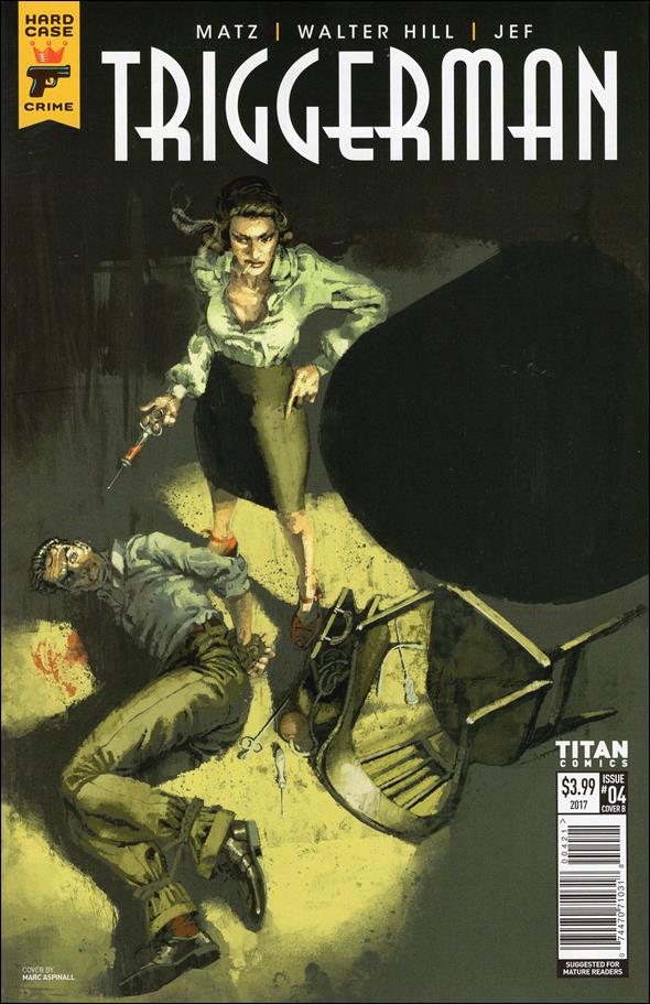 Triggerman (2016) issue 4-B Marc Aspinall Cover