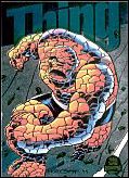Marvel Universe: Series 5 (Power Blast Subset) card 9-B Thing (Silver Foil)