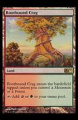 Magic the Gathering: 2011 Core Set (Base Set) card 227 Rootbound Crag