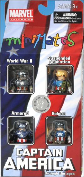 Marvel Minimates (Box Sets) figure 30 Capatain America Through the Ages