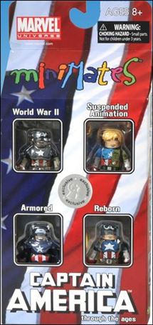Marvel Minimates (Box Sets) figure 30 Capatain America Through the Ages