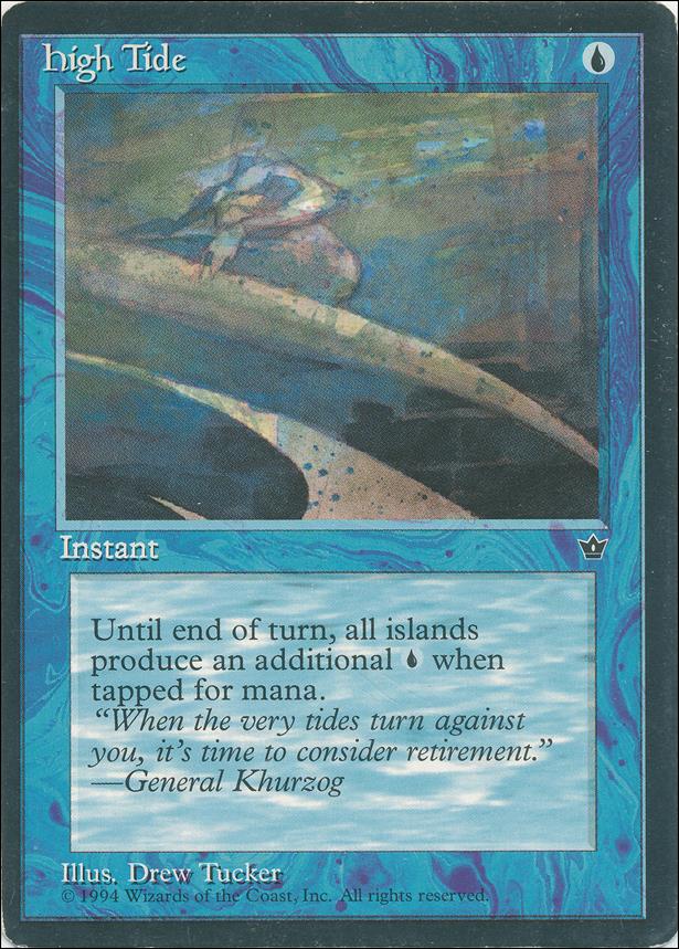 Magic the Gathering: Fallen Empires (Base Set) card 18-B High Tide
