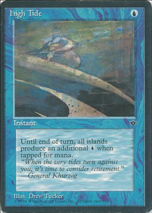 Magic the Gathering: Fallen Empires (Base Set) card 18-B High Tide