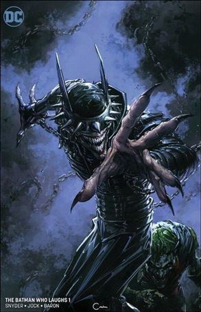 Batman Who Laughs (2018) issue 1-UF Clayton Crain Scorpion Comics Minimal Cover 1/1500