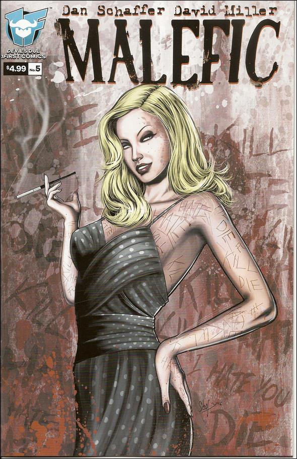 Malefic issue 5 Dan Schaffer Cover