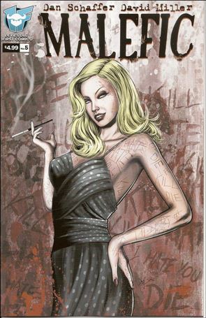 Malefic issue 5 Dan Schaffer Cover