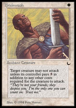 Magic the Gathering: The Dark (Base Set) card 3 Brainwash