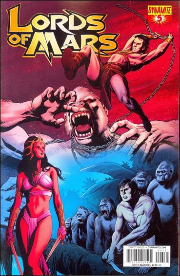 Lords of Mars issue 5-B Jose Malaga Subscription Cover
