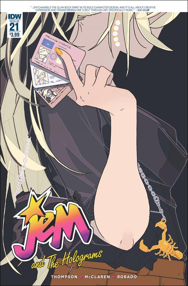 Jem and the Holograms issue 21 Meredith McClaren Cover