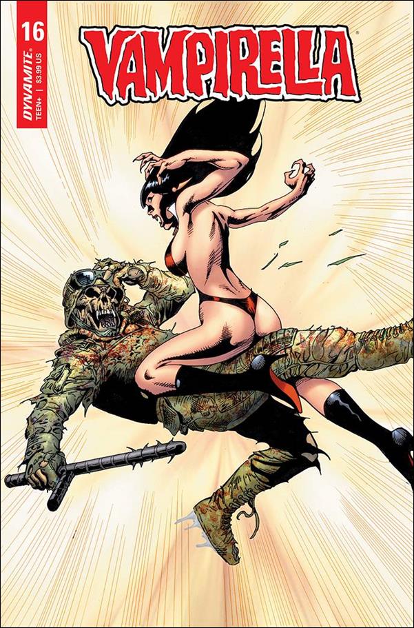 Vampirella (2019) issue 16-F Roberto Castro Fight Cover