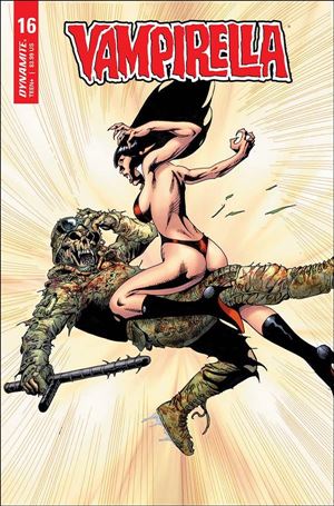 Vampirella (2019) issue 16-F Roberto Castro Fight Cover