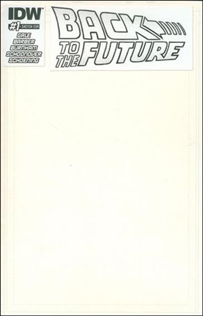 Back to the Future (2015) issue 1-D Artist's Edition Blank Subscription Cover
