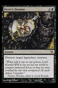 Magic the Gathering: Betrayers of Kamigawa (Base Set) card 68 Hero's Demise
