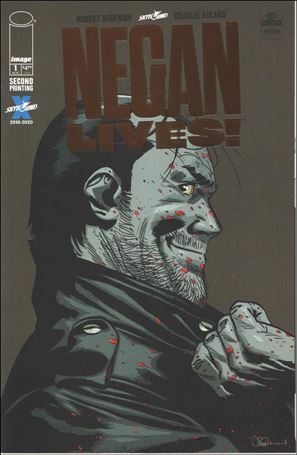 Negan Lives issue 1-E Blue Logo Bronze Cover (2nd Printing)