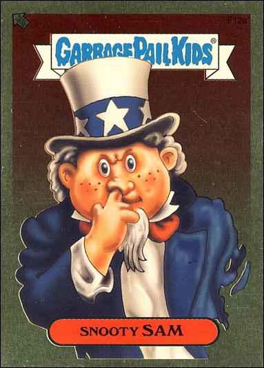 Garbage Pail Kids All-New Series 2 (Foil Sticker Subset)  card F12a Snooty Sam