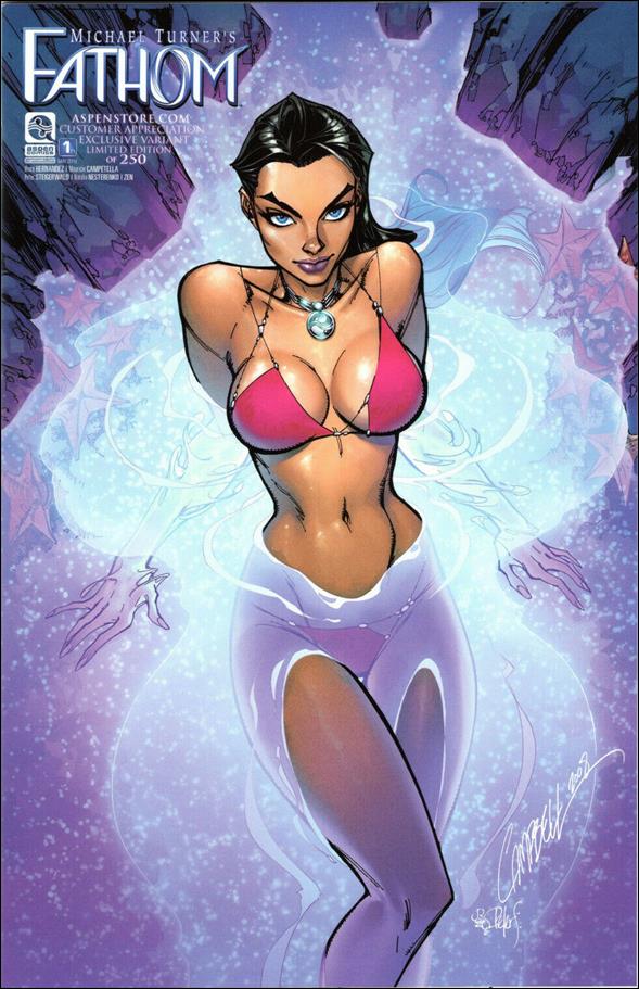 Fathom (2019) issue 1-H J. Scott Campbell Aspenstore.com Cover 1/250